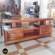 Kệ tivi gỗ  xoan đào 2 ngăn kéo 1m6